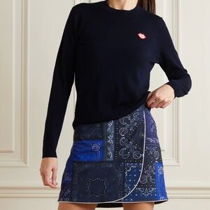 G/FORE Mother Golfer Merino wool sweater in Twilight